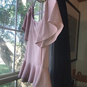 Pink dress blouse